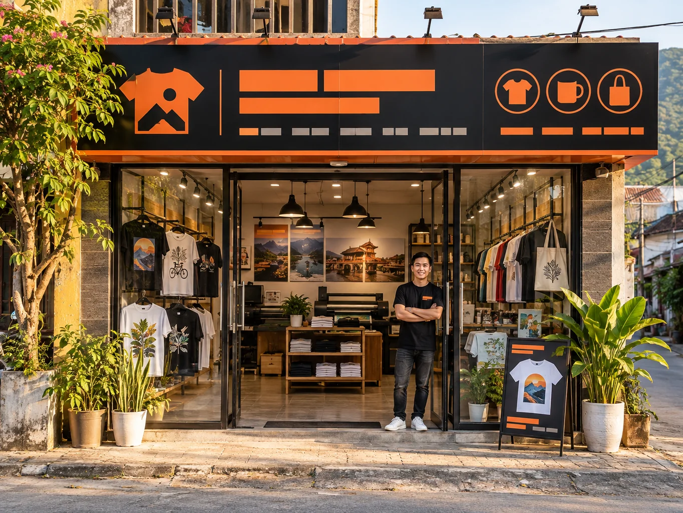 Mặt tiền cửa hàng PrintME